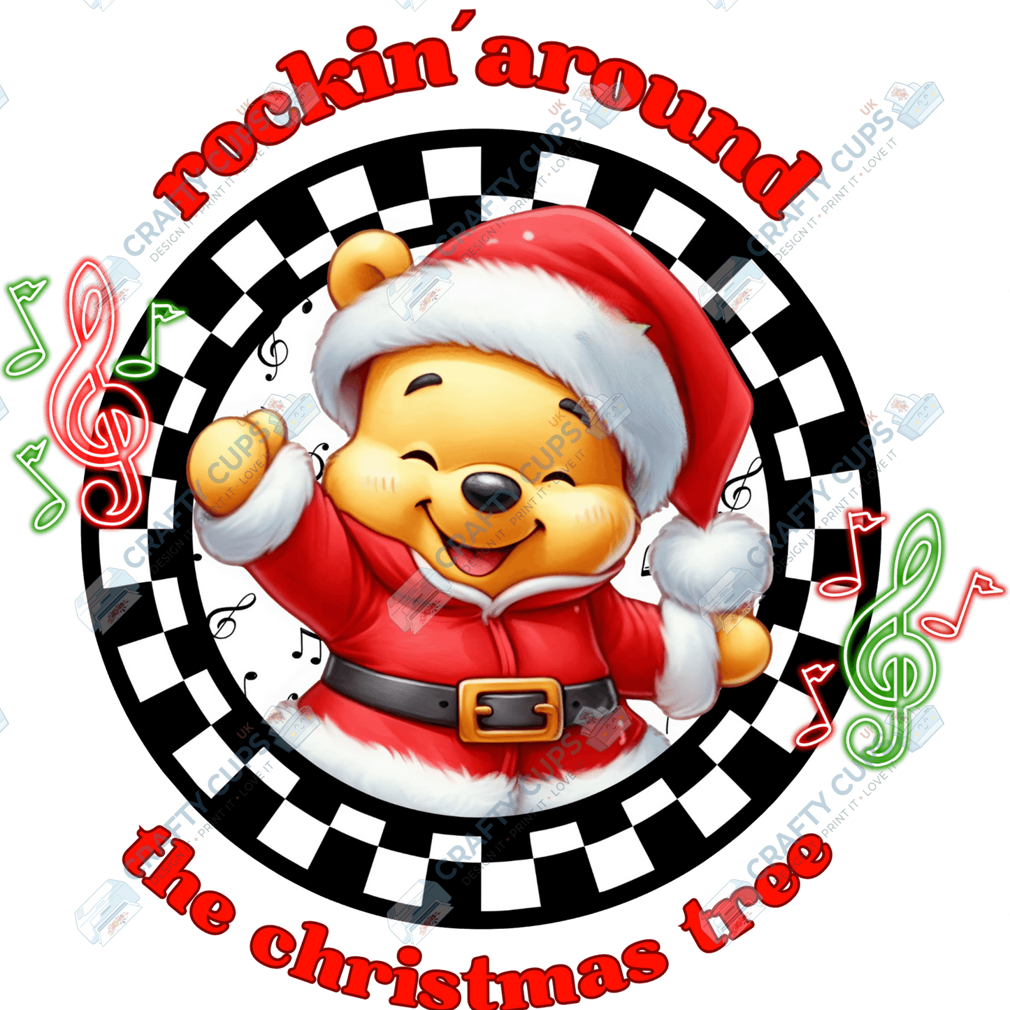 Rockin’ Around the Christmas Tree DTF Transfers (4"–10")