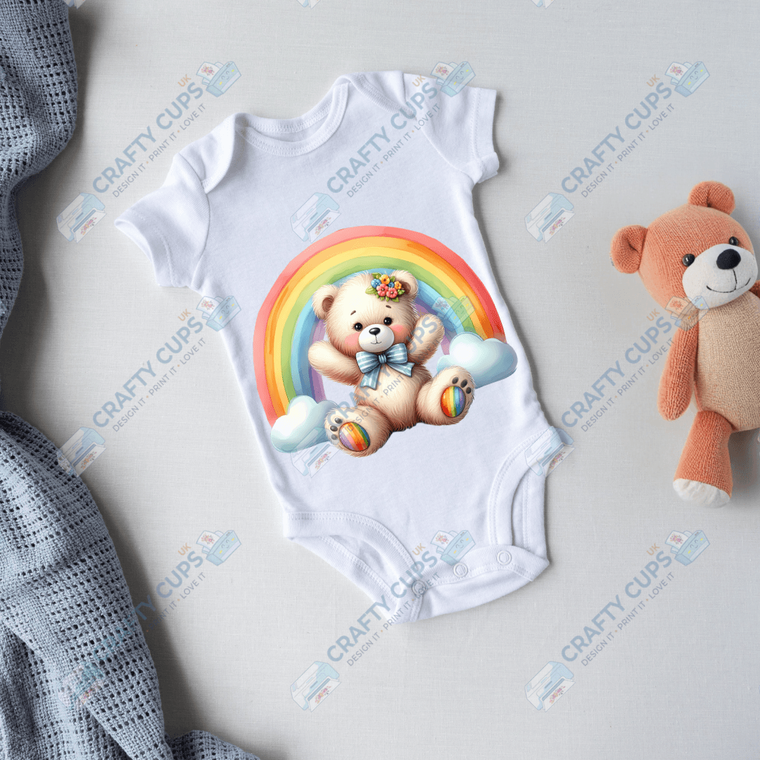 Rainbow Animals DTF Transfers – Colorful Designs for Kids (4"–10")