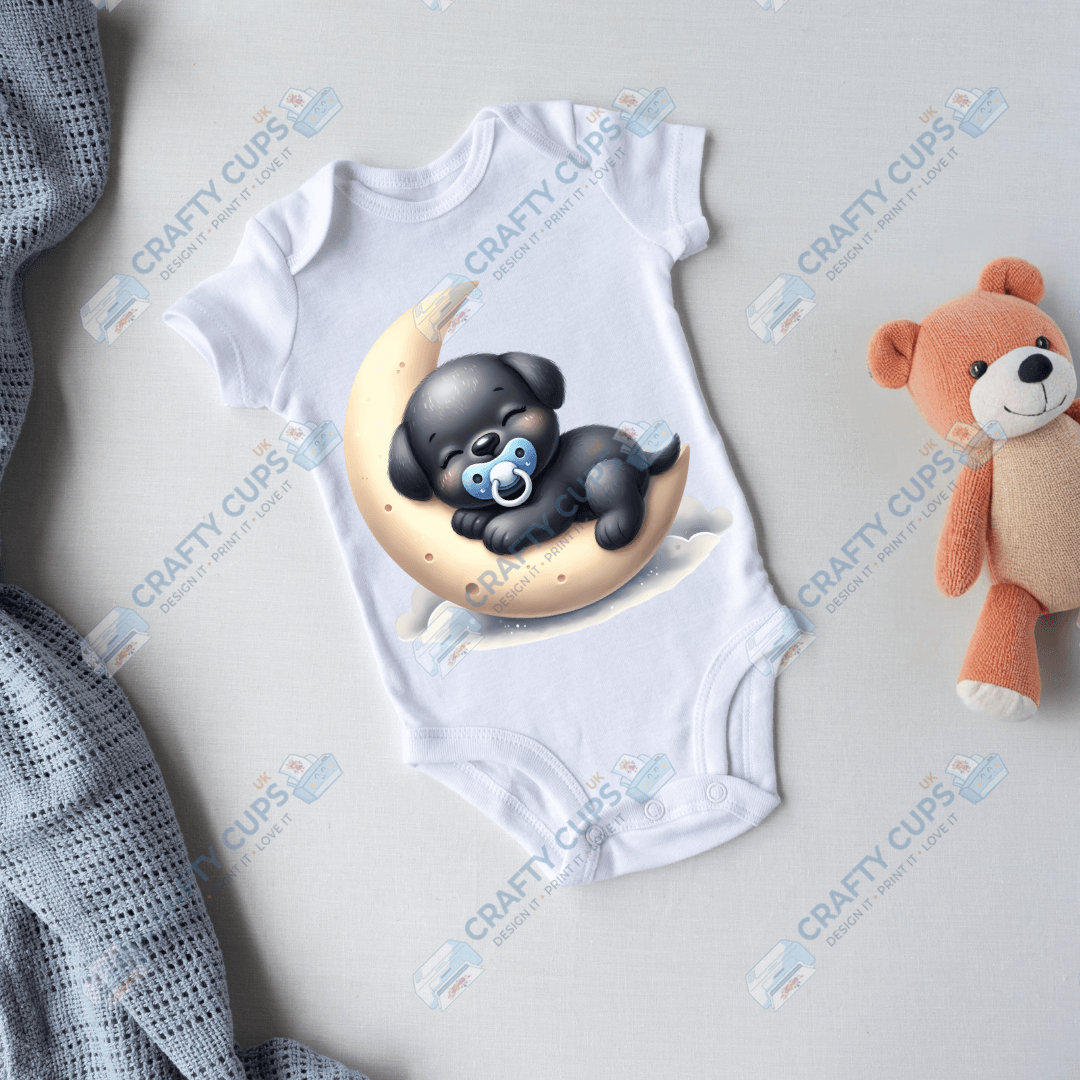 Cute Puppy DTF Transfers – Adorable Baby & Kids Designs (4"–10")