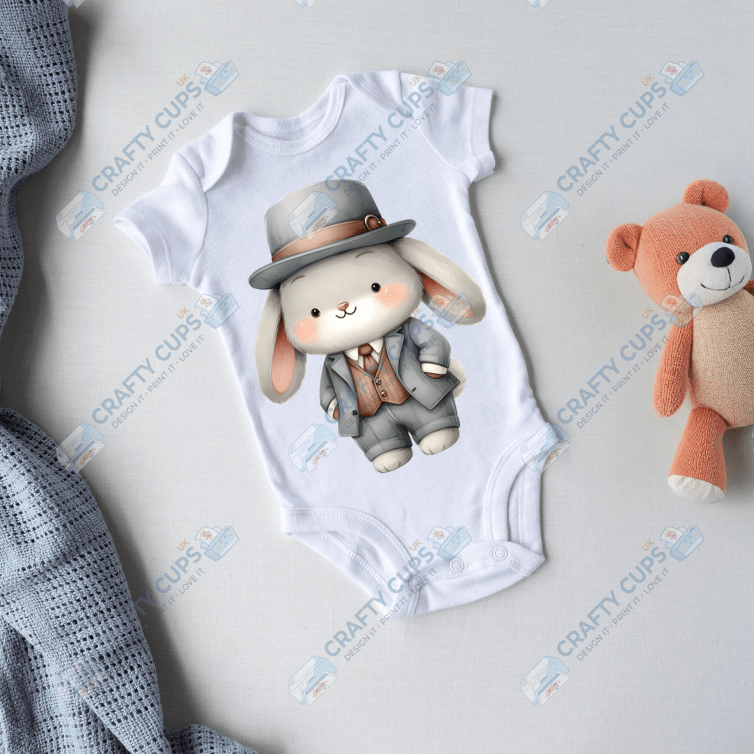 Cute Bunnies DTF Transfers – Adorable Designs for Babies & Kids (4"–10")