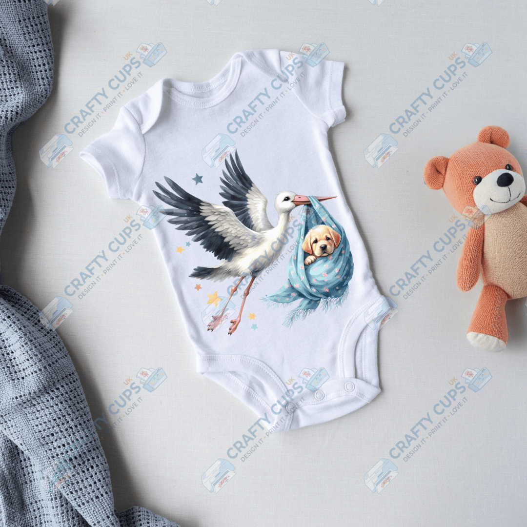 Cute Puppy DTF Transfers – Adorable Baby & Kids Designs (4"–10")