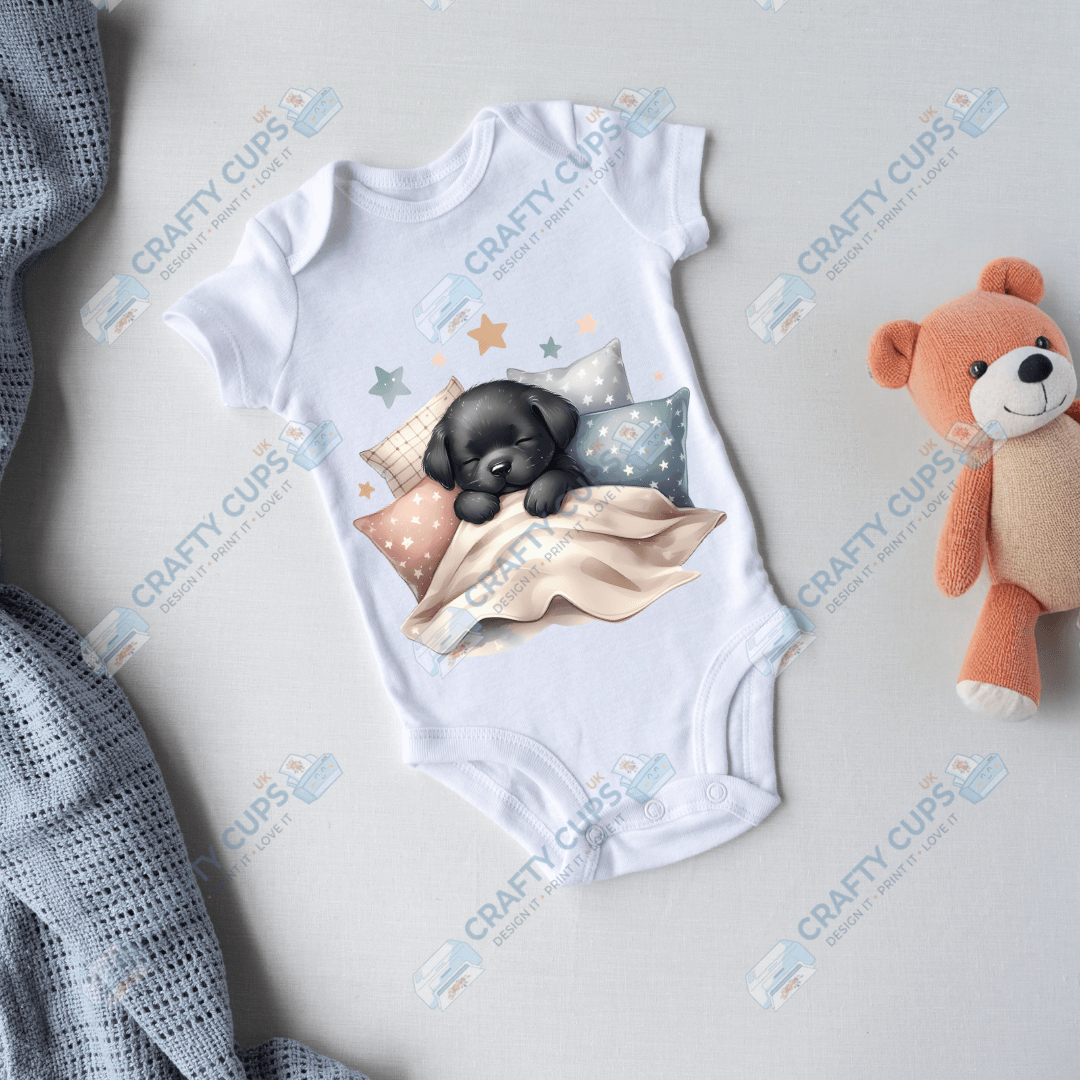 Cute Puppy DTF Transfers – Adorable Baby & Kids Designs (4"–10")