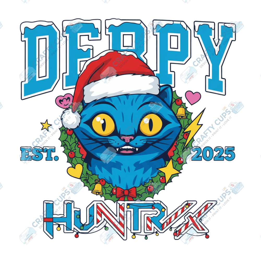 Christmas Demon Hunters DTF Transfer – Festive Anime Style, Various Sizes & Designs, Heat Press Ready