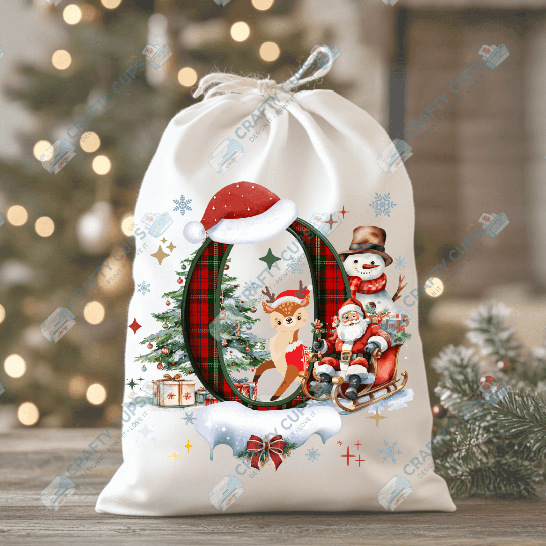 Christmas Alphabet DTF Transfers | A–Z Festive Letter Designs | Various Sizes | Ready to Press | Holiday Shirt Prints