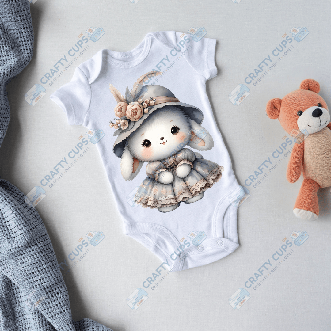 Cute Bunnies DTF Transfers – Adorable Designs for Babies & Kids (4"–10")