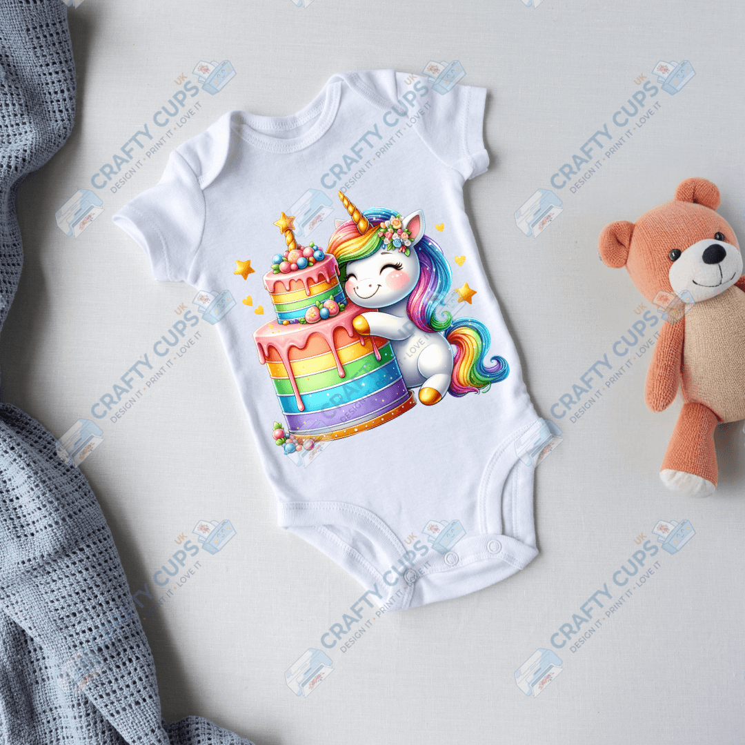 Rainbow Animals DTF Transfers – Colorful Designs for Kids (4"–10")