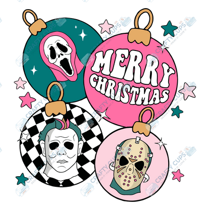 Creepy Christmas DTF Prints – Dark Festive Transfers, Ready to Press
