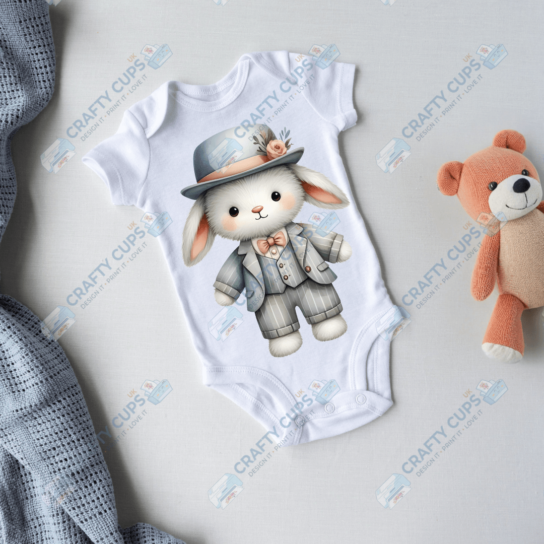 Cute Bunnies DTF Transfers – Adorable Designs for Babies & Kids (4"–10")