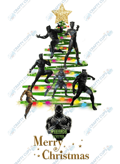 Christmas Tree DTF Transfers – Festive Character Designs (4"–10")