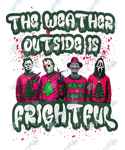 Creepy Christmas DTF Prints – Dark Festive Transfers, Ready to Press