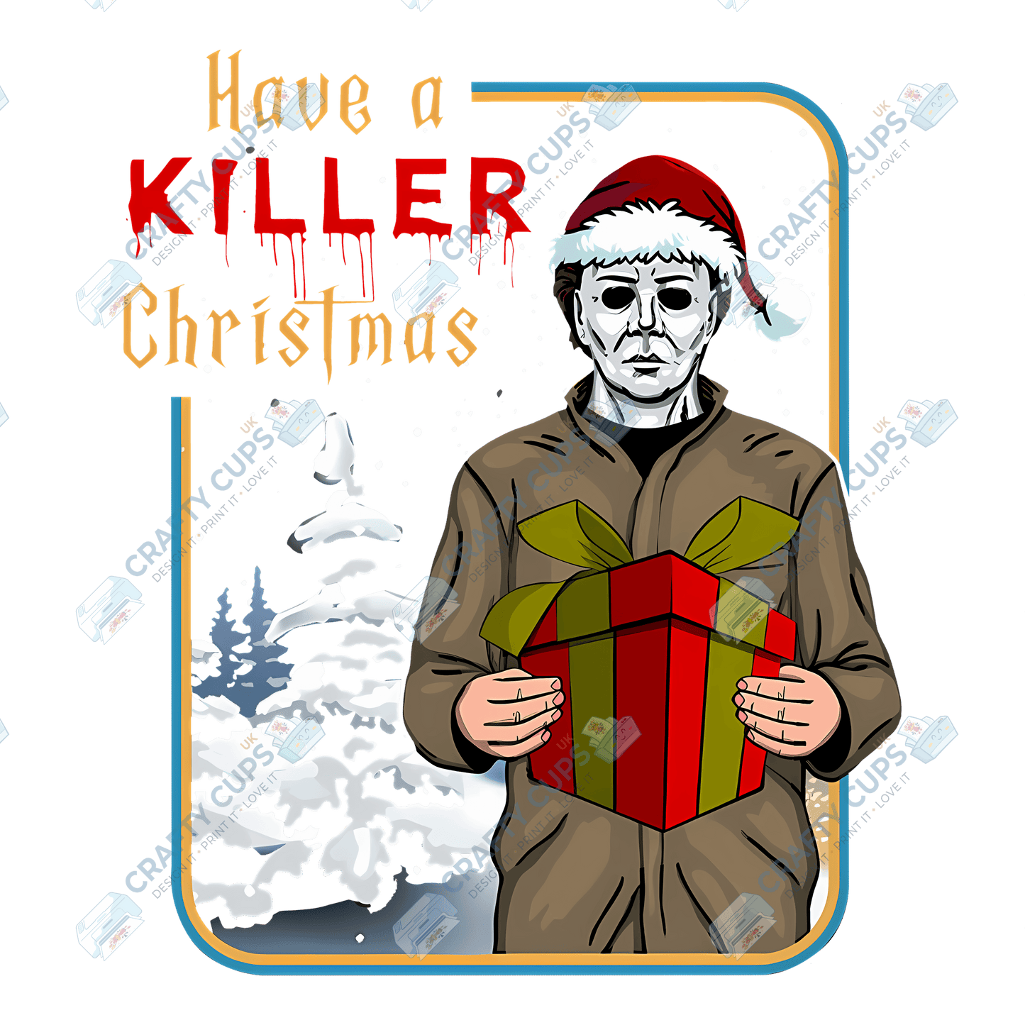 Creepy Christmas DTF Prints – Dark Festive Transfers, Ready to Press