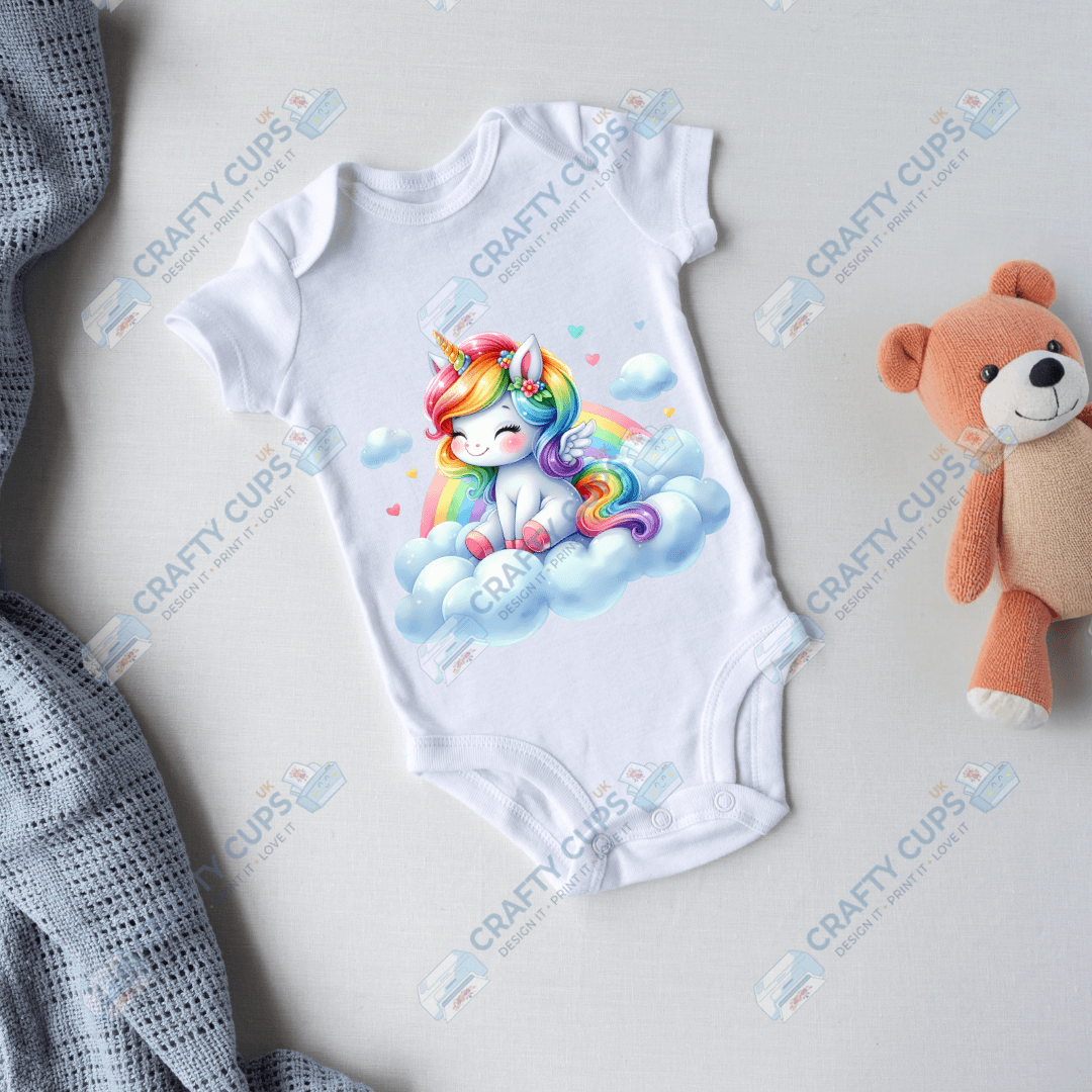 Rainbow Animals DTF Transfers – Colorful Designs for Kids (4"–10")