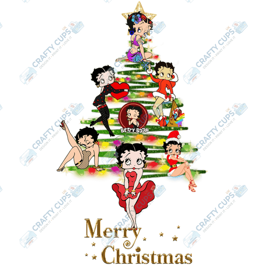 Christmas Tree DTF Transfers – Festive Character Designs (4"–10")