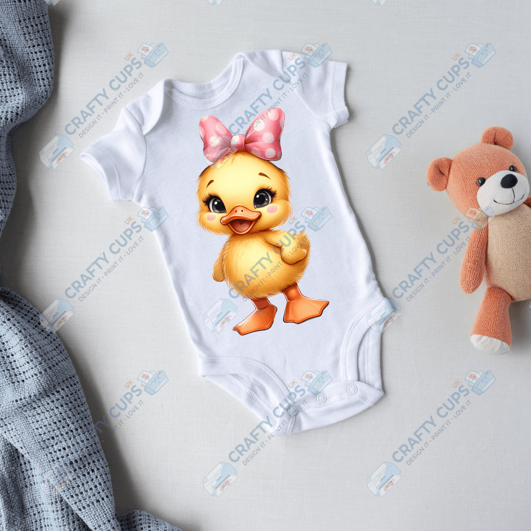 Cute Ducklings DTF Transfers – Adorable Baby & Kids Designs (4"–10")