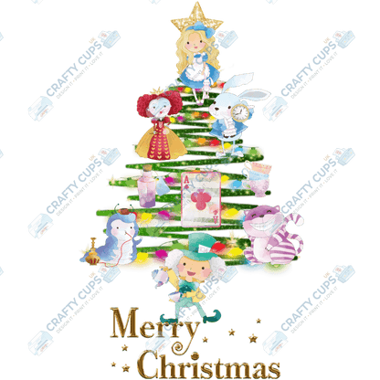 Christmas Tree DTF Transfers – Festive Character Designs (4"–10")