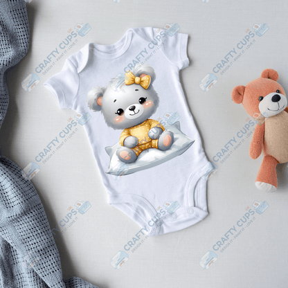 Cute Bears DTF Transfers – Adorable Baby & Kids Designs (4"–10")