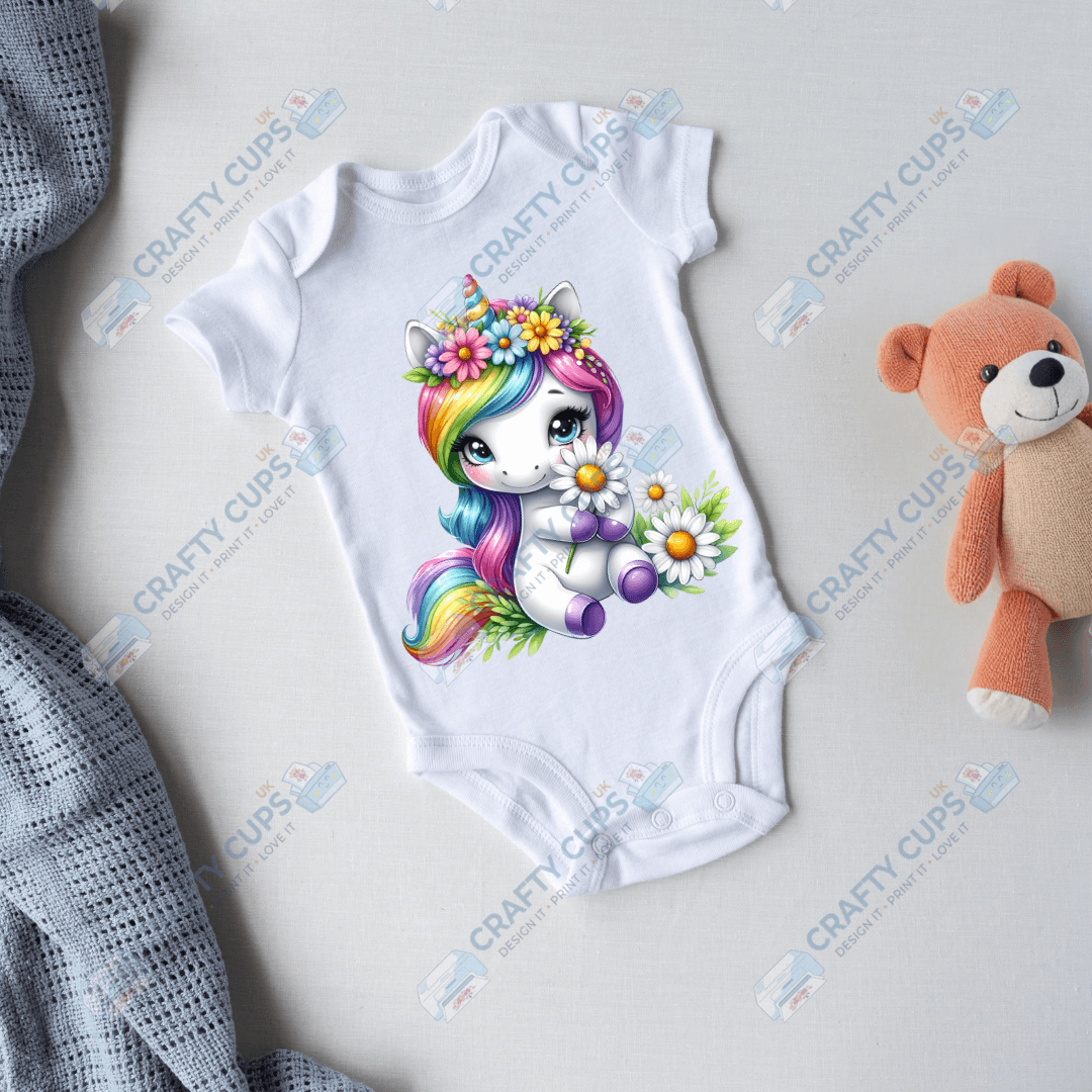 Rainbow Animals DTF Transfers – Colorful Designs for Kids (4"–10")