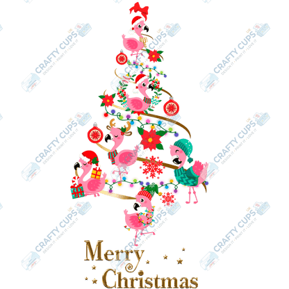 Christmas Tree DTF Transfers – Festive Character Designs (4"–10")