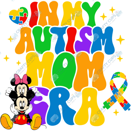 Cartoon Autism Awareness DTF Transfers – Colorful Puzzle Piece Prints for Shirts, Hoodies & Gifts