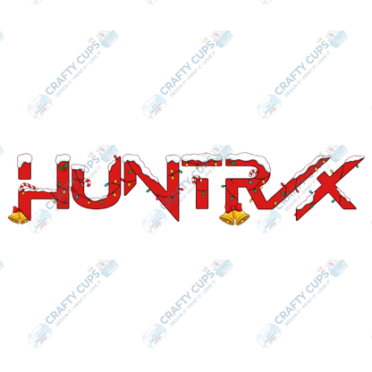 Christmas Demon Hunters DTF Transfer – Festive Anime Style, Various Sizes & Designs, Heat Press Ready