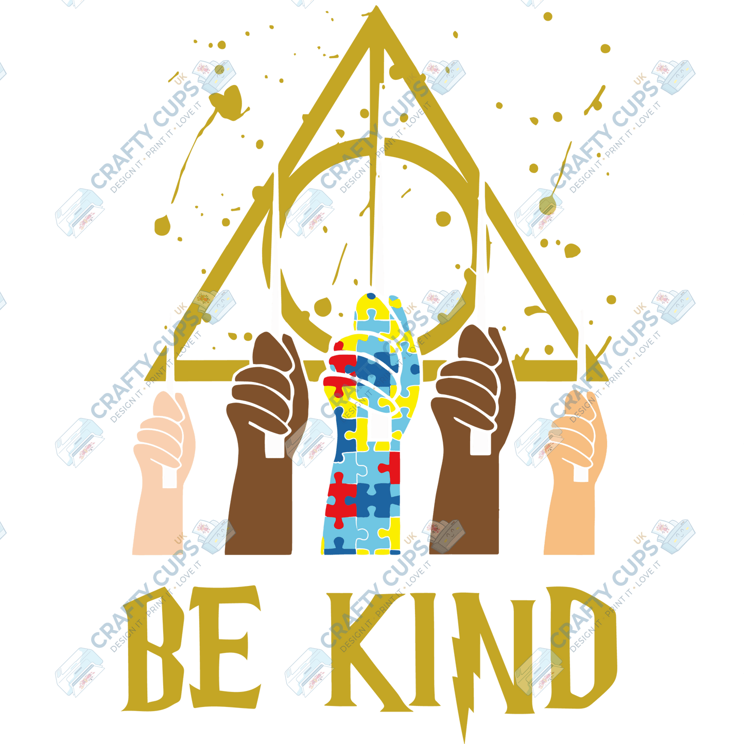 Cartoon Autism Awareness DTF Transfers – Colorful Puzzle Piece Prints for Shirts, Hoodies & Gifts