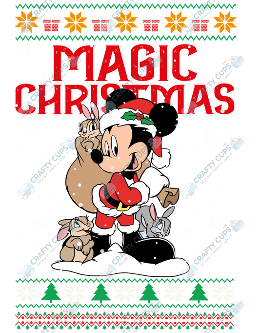Christmas DTF Transfer – Various Designs & Sizes (Part Three of Three, Series Two), Heat Press Ready