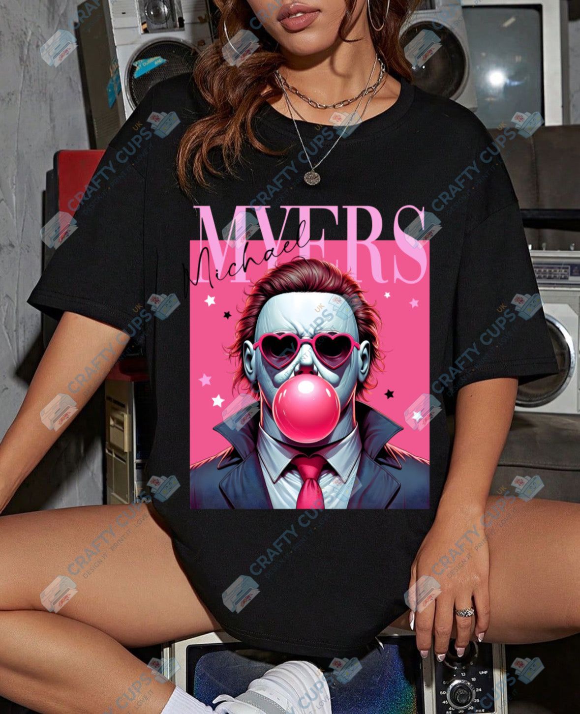 Pink Horror DTF Designs – Horror Merch Prints, Gothic DTF Transfers & Dark Apparel Art