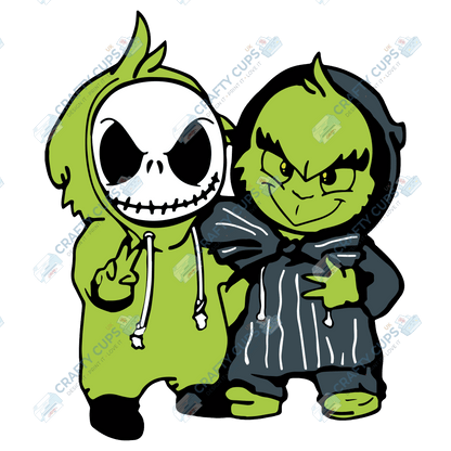 Creepy Christmas DTF Prints – Dark Festive Transfers, Ready to Press