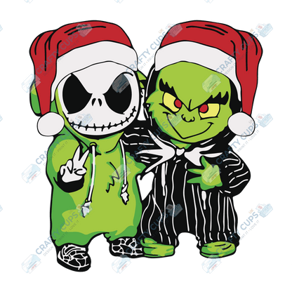 Creepy Christmas DTF Prints – Dark Festive Transfers, Ready to Press