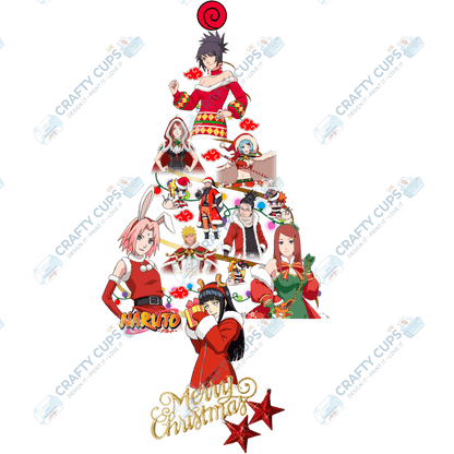 Christmas Tree DTF Transfers – Festive Character Designs (4"–10")