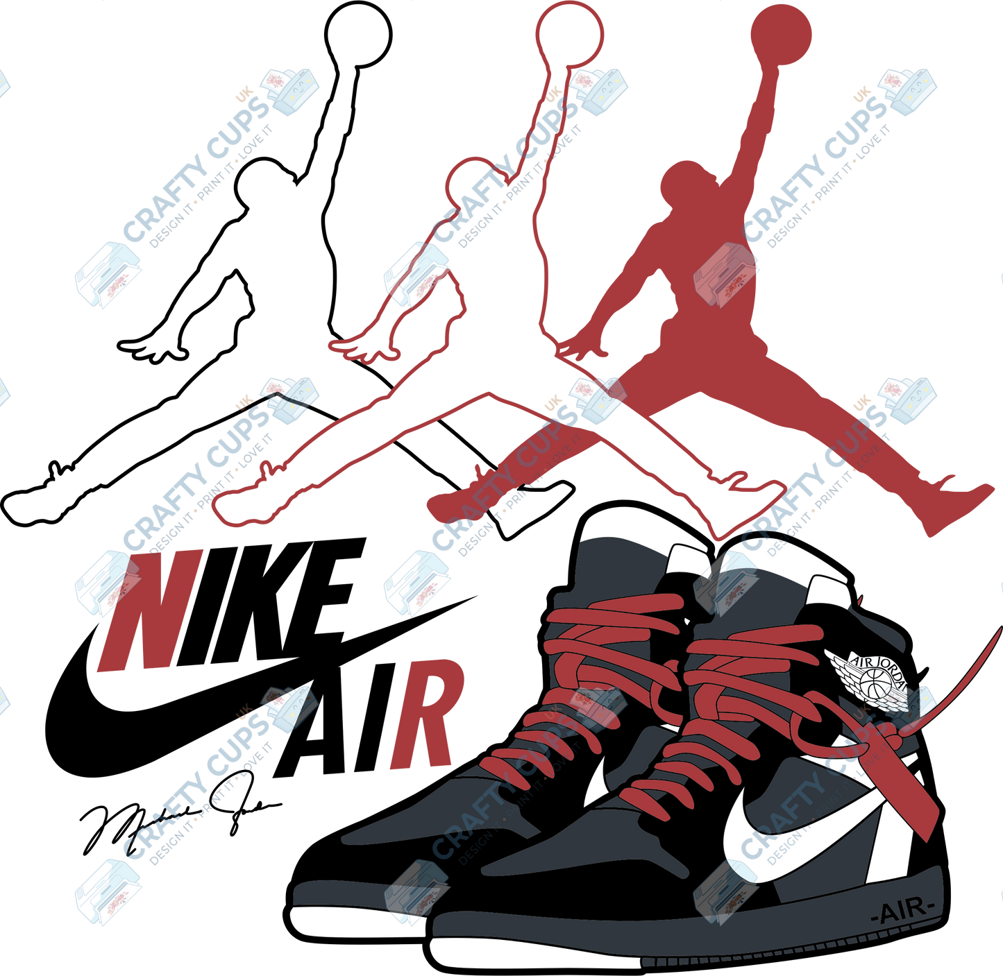 Sports DTF Transfer – Various Designs & Sizes (Part Three of Four), Heat Press Ready