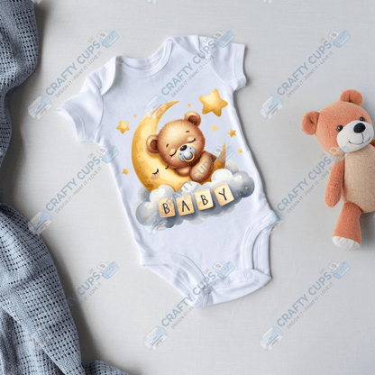 Cute Bears DTF Transfers – Adorable Baby & Kids Designs (4"–10")
