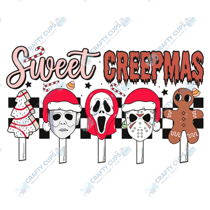 Creepy Christmas DTF Prints – Dark Festive Transfers, Ready to Press