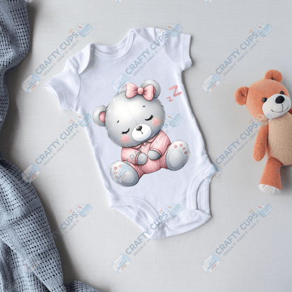 Cute Bears DTF Transfers – Adorable Baby & Kids Designs (4"–10")