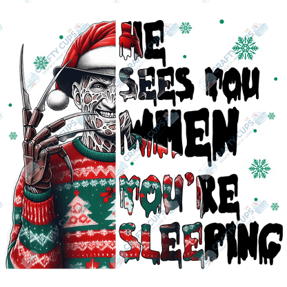 Creepy Christmas DTF Prints – Dark Festive Transfers, Ready to Press