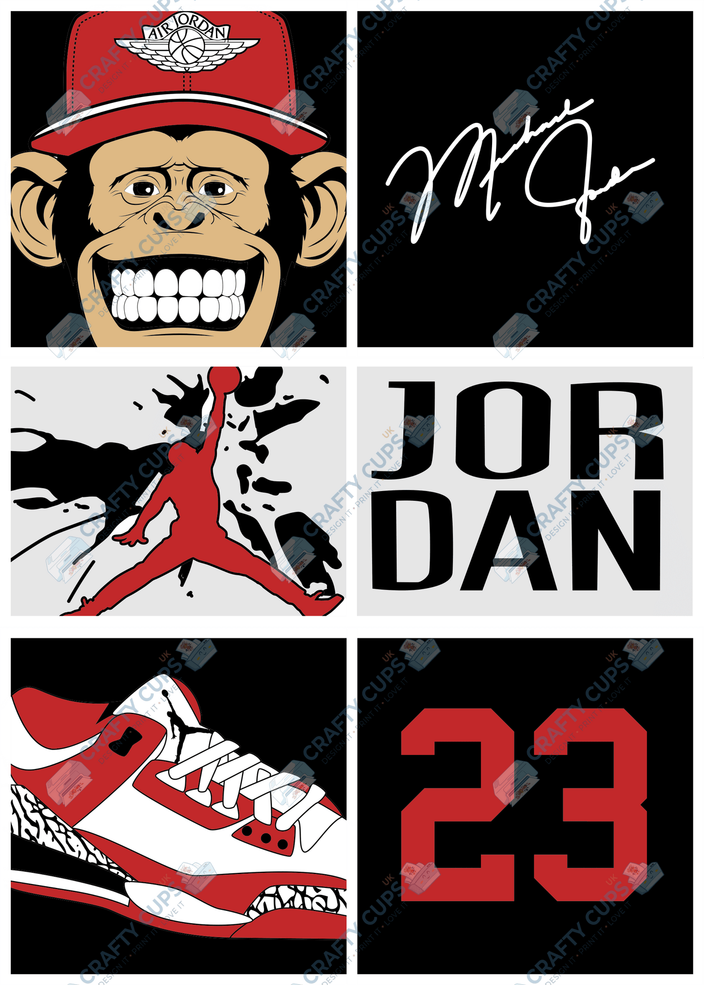 Sports DTF Transfer – Various Designs & Sizes (Part Three of Four), Heat Press Ready