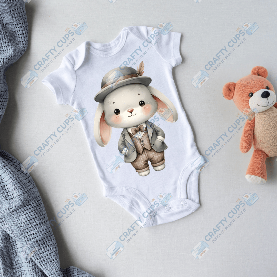 Cute Bunnies DTF Transfers – Adorable Designs for Babies & Kids (4"–10")