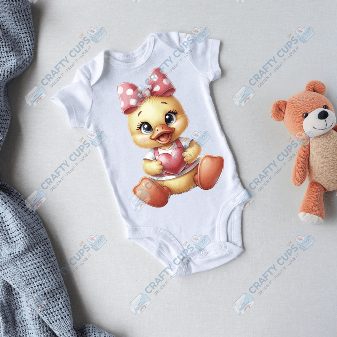 Cute Ducklings DTF Transfers – Adorable Baby & Kids Designs (4"–10")