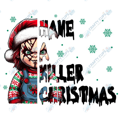 Creepy Christmas DTF Prints – Dark Festive Transfers, Ready to Press