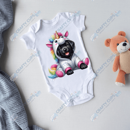 Cute Unicorn DTF Transfers – Magical Designs for Kids (4"–10")