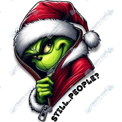Grinch DTF Transfers – Various Christmas Designs & Sizes (4"–10")