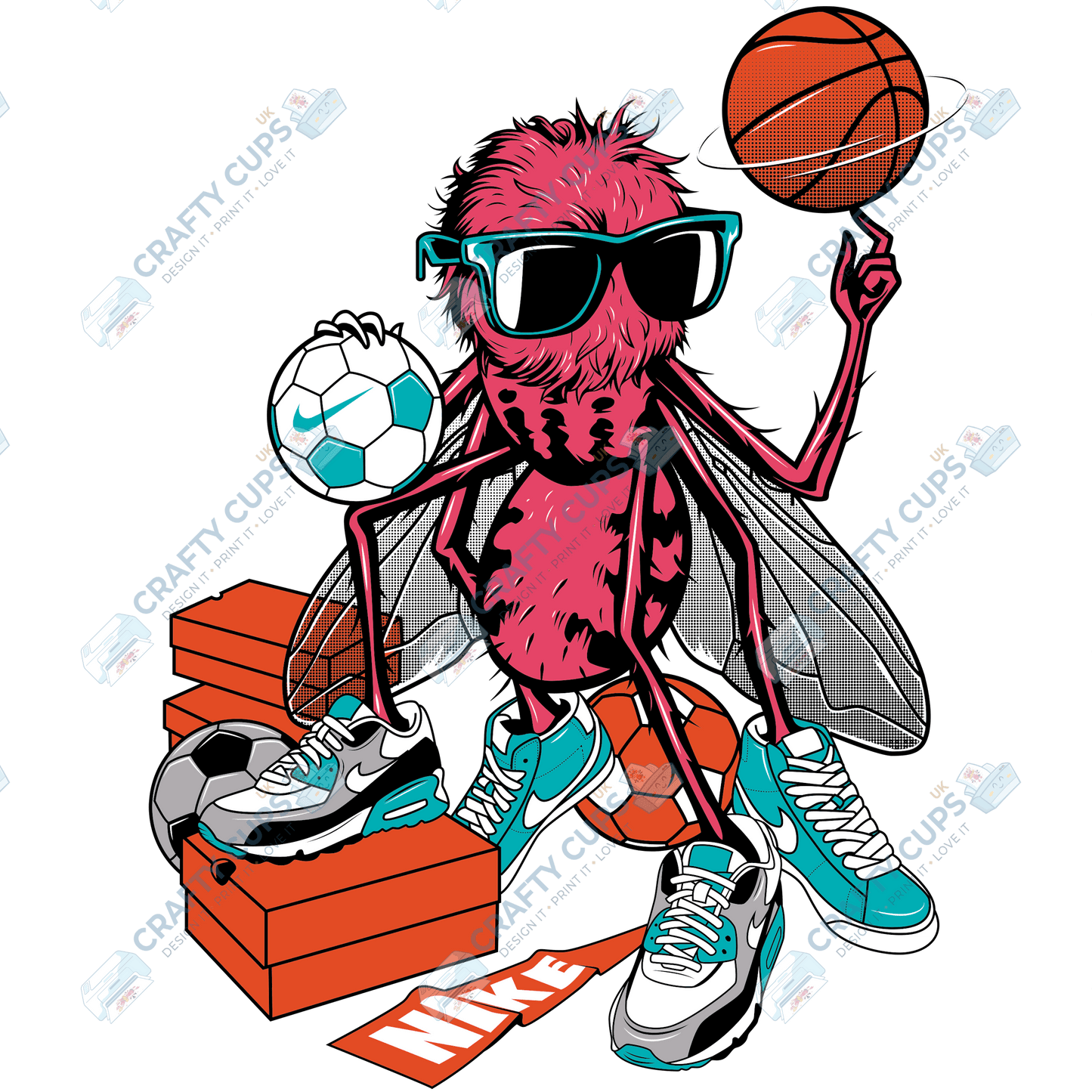 Sports DTF Transfer – Various Designs & Sizes, Heat Press Ready