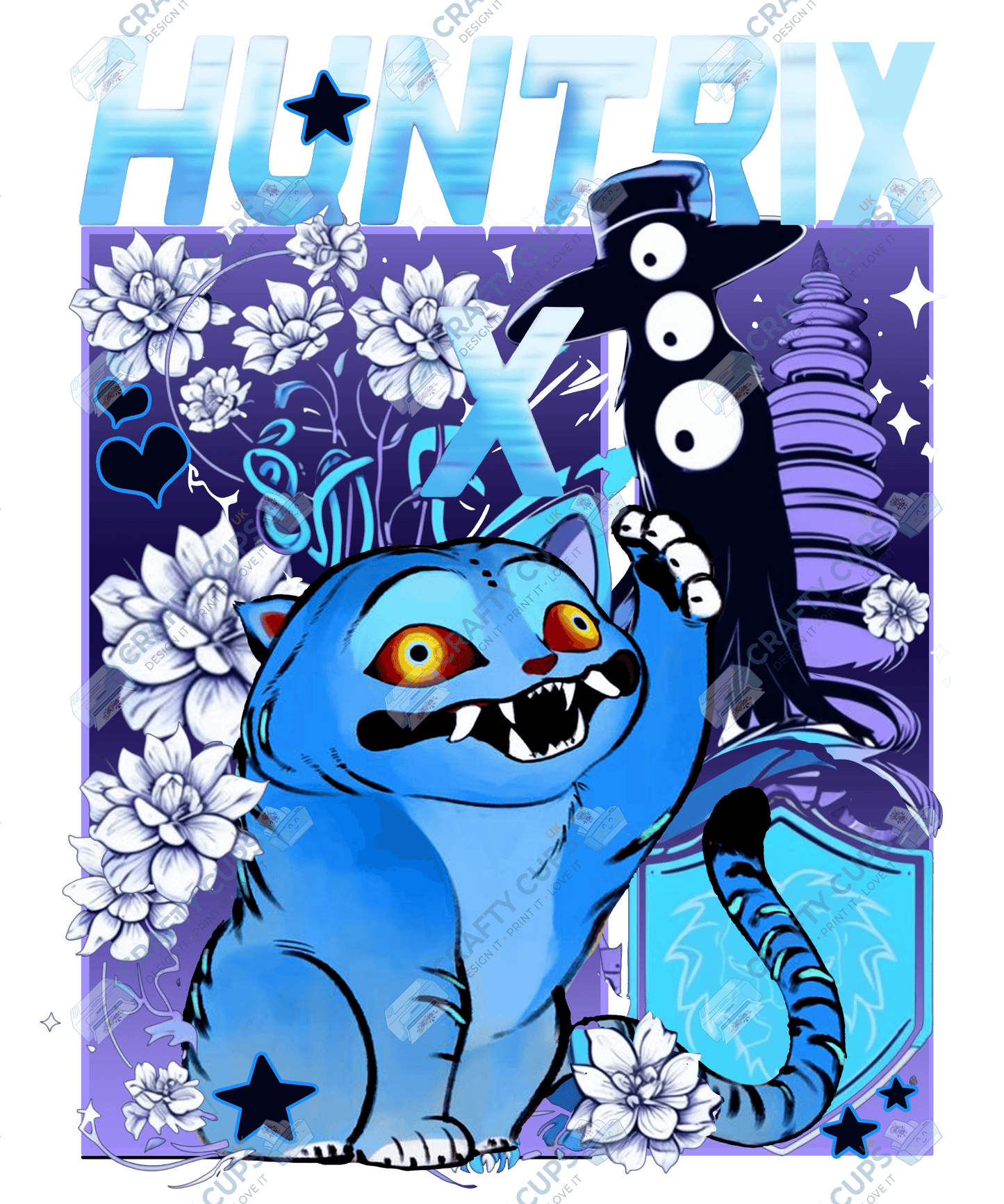 Demon Hunters DTF Transfer – Various Designs & Sizes (Part Two of Six), Heat Press Ready