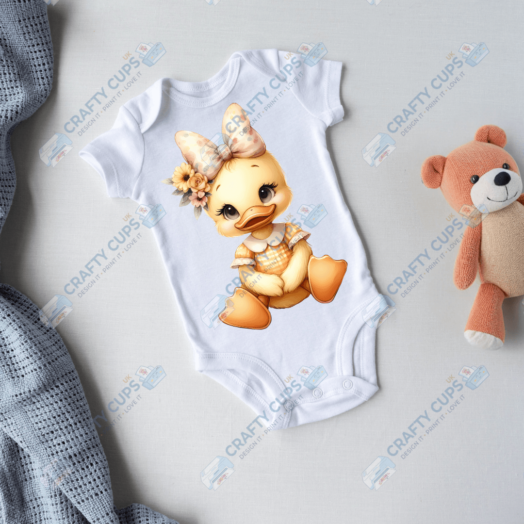 Cute Ducklings DTF Transfers – Adorable Baby & Kids Designs (4"–10")