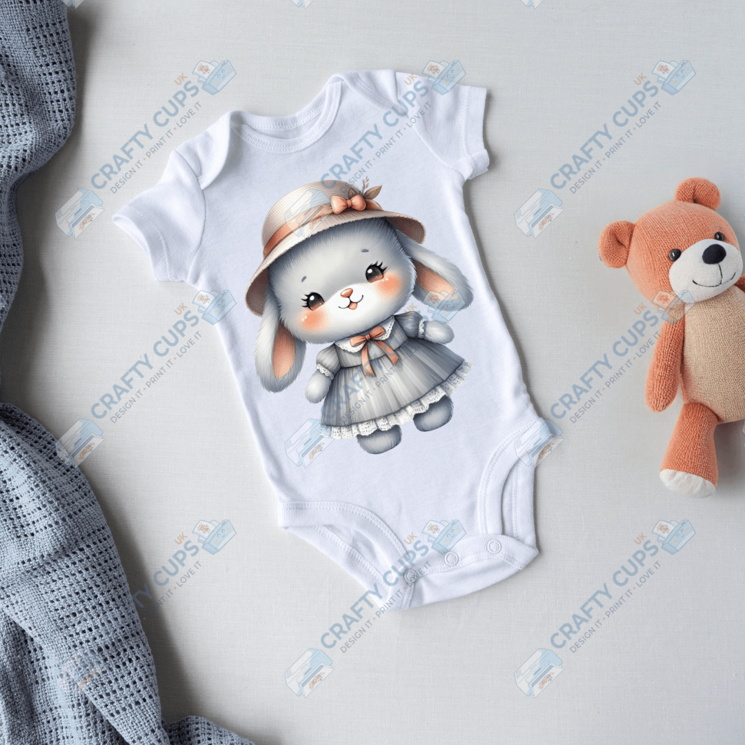 Cute Bunnies DTF Transfers – Adorable Designs for Babies & Kids (4"–10")