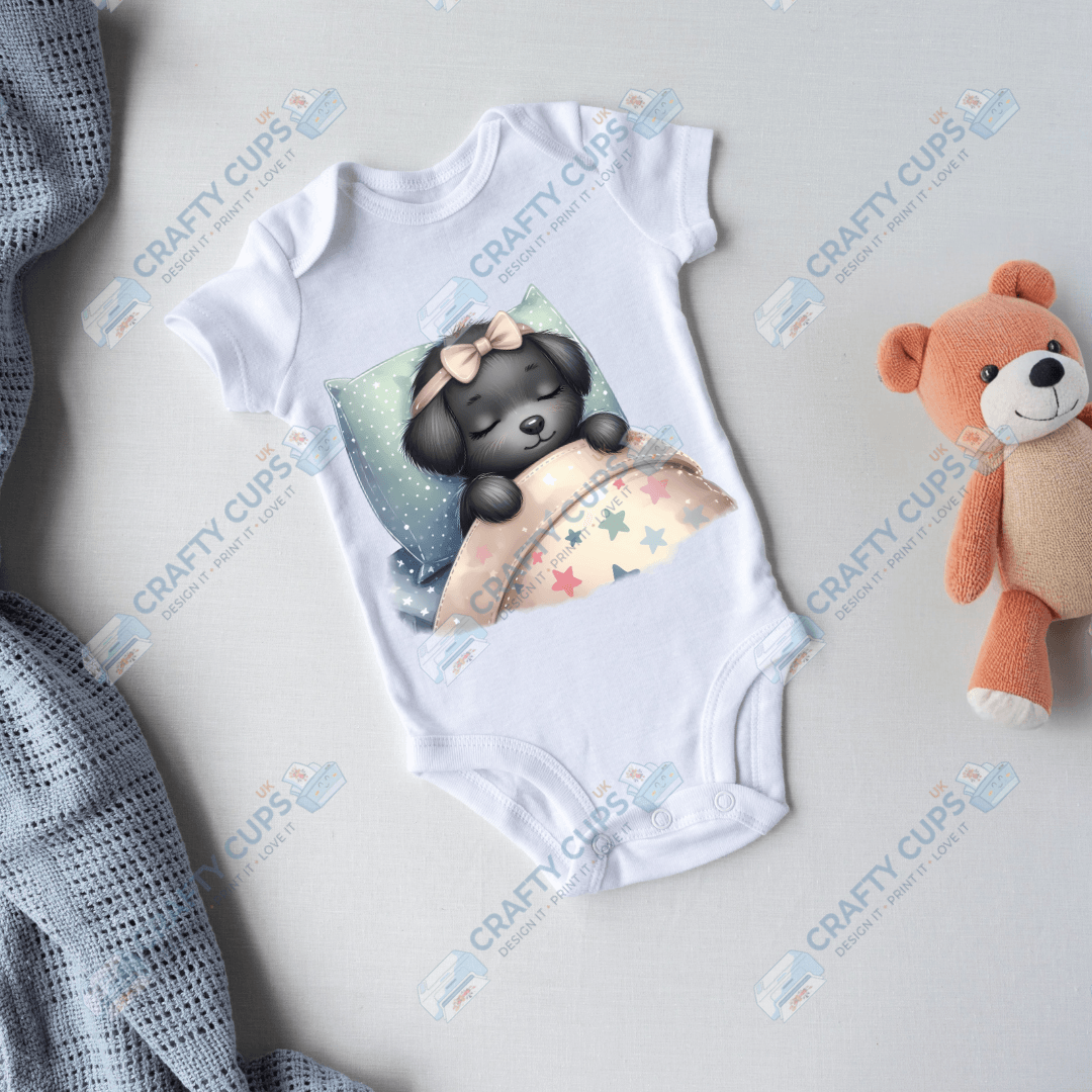 Cute Puppy DTF Transfers – Adorable Baby & Kids Designs (4"–10")