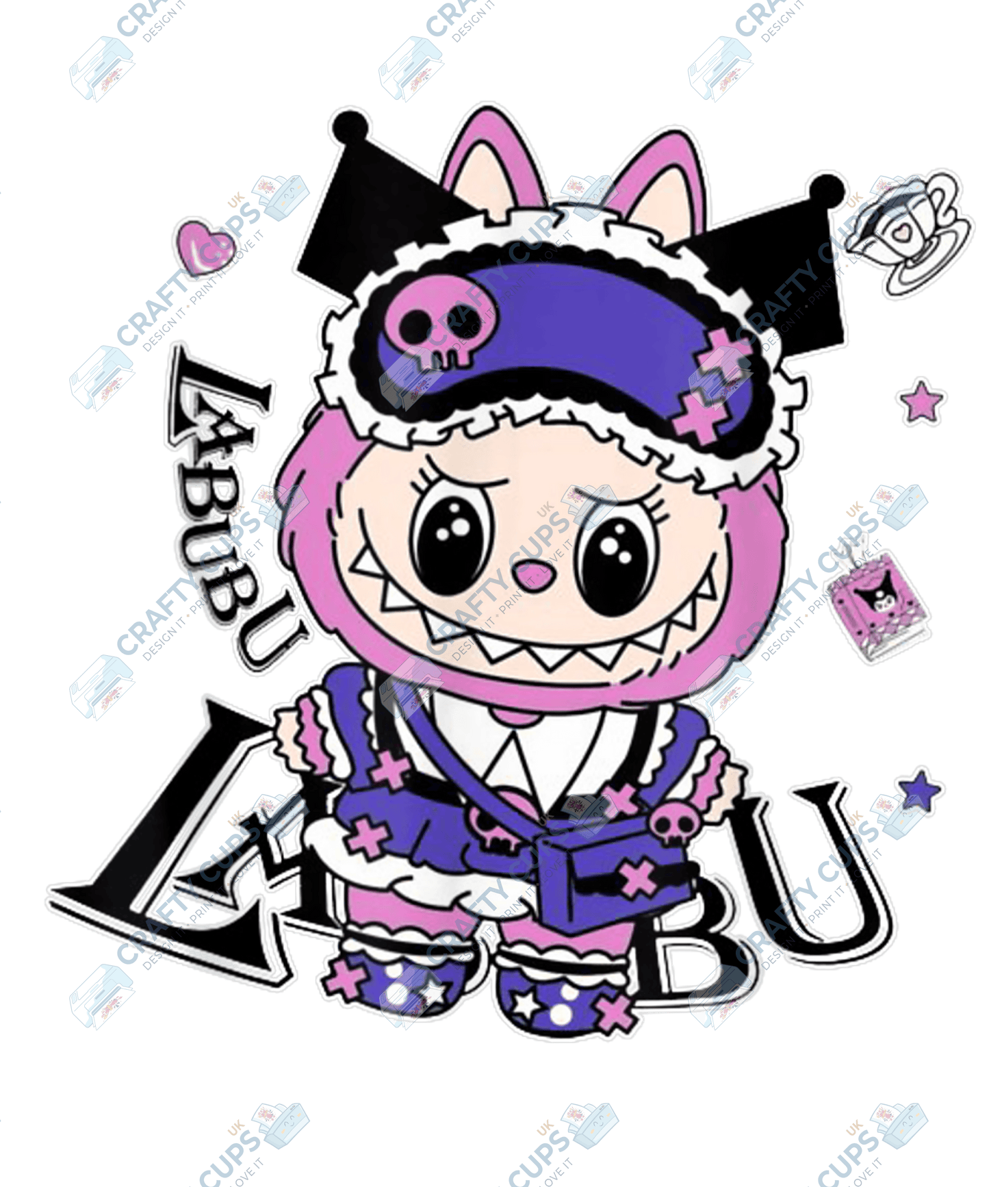 Chibi Monsters DTF Transfer – Cute Anime Style Various Sizes & Designs