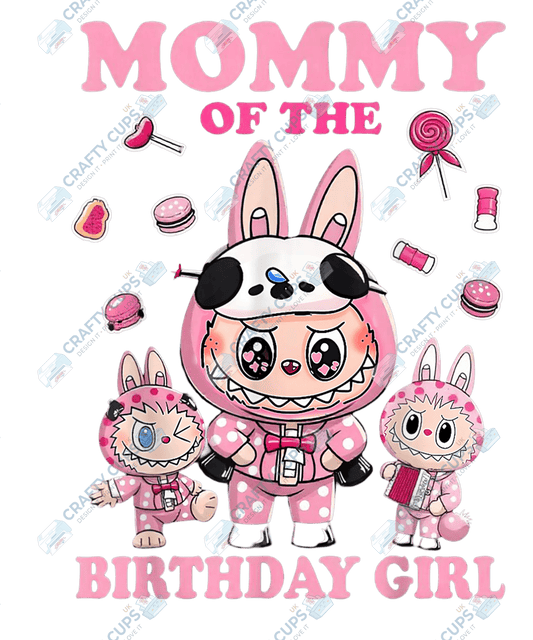 Chibi Monster Birthday DTF Transfers – Cute Anime-Inspired Prints for Party Shirts, Gifts & More
