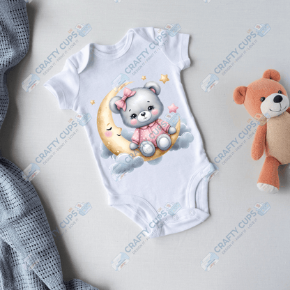 Cute Bears DTF Transfers – Adorable Baby & Kids Designs (4"–10")