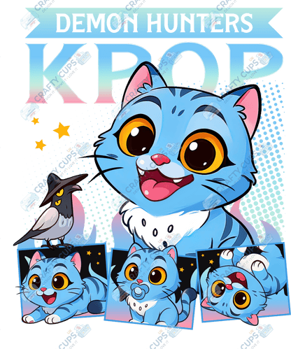 Demon Hunters DTF Transfer – Various Designs & Sizes, Heat Press Ready